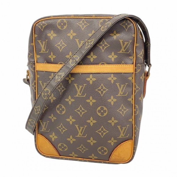 Louis Vuitton Monogram Danube MM Shoulder Bag M45264 Brown Women's - Picture 1 of 12